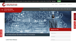 Desktop Screenshot of crwepressrelease.com